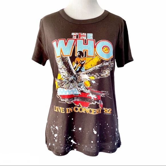 NWT Chaser The Who Vintage Live in Concert '82 Tee - Picture 3 of 15